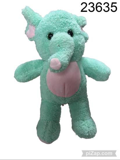 Imagen de PELUCHE ANIMALES C/BRILLO 38 CM 11.25